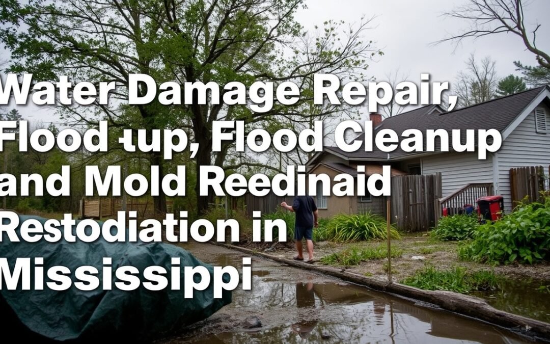 Water Damage Repair, Flood Cleanup, and Mold Remediation in Mississippi