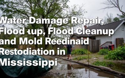 Water Damage Repair, Flood Cleanup, and Mold Remediation in Mississippi