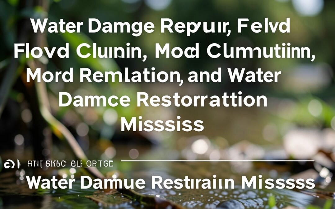 Water Damage Repair, Flood Cleanup, Mold Remediation, and Water Damage Restoration Mississippi