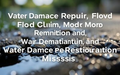 Water Damage Repair, Flood Cleanup, Mold Remediation, and Water Damage Restoration Mississippi