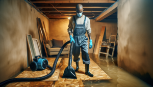 DIY water damage cleanup in Jackson MS demonstrating when to call professional help for effective restoration